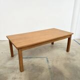 Large contemporary solid oak farmhouse table
