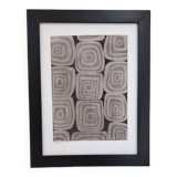 Abstract charcoal drawing 1 black and white