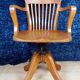 Attractive American office chair with oak system
