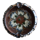 Multicolored round ashtray