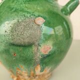 Green stoneware jug