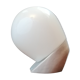 Ovoid wall lamp in earthenware and glass ø20