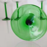 Set of 8 Glasses of La Rochère Crystal Wine and Glass