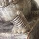 Pair of Foo Dog bookends in sculpted steatite.