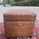 Coffre pouf en cuir