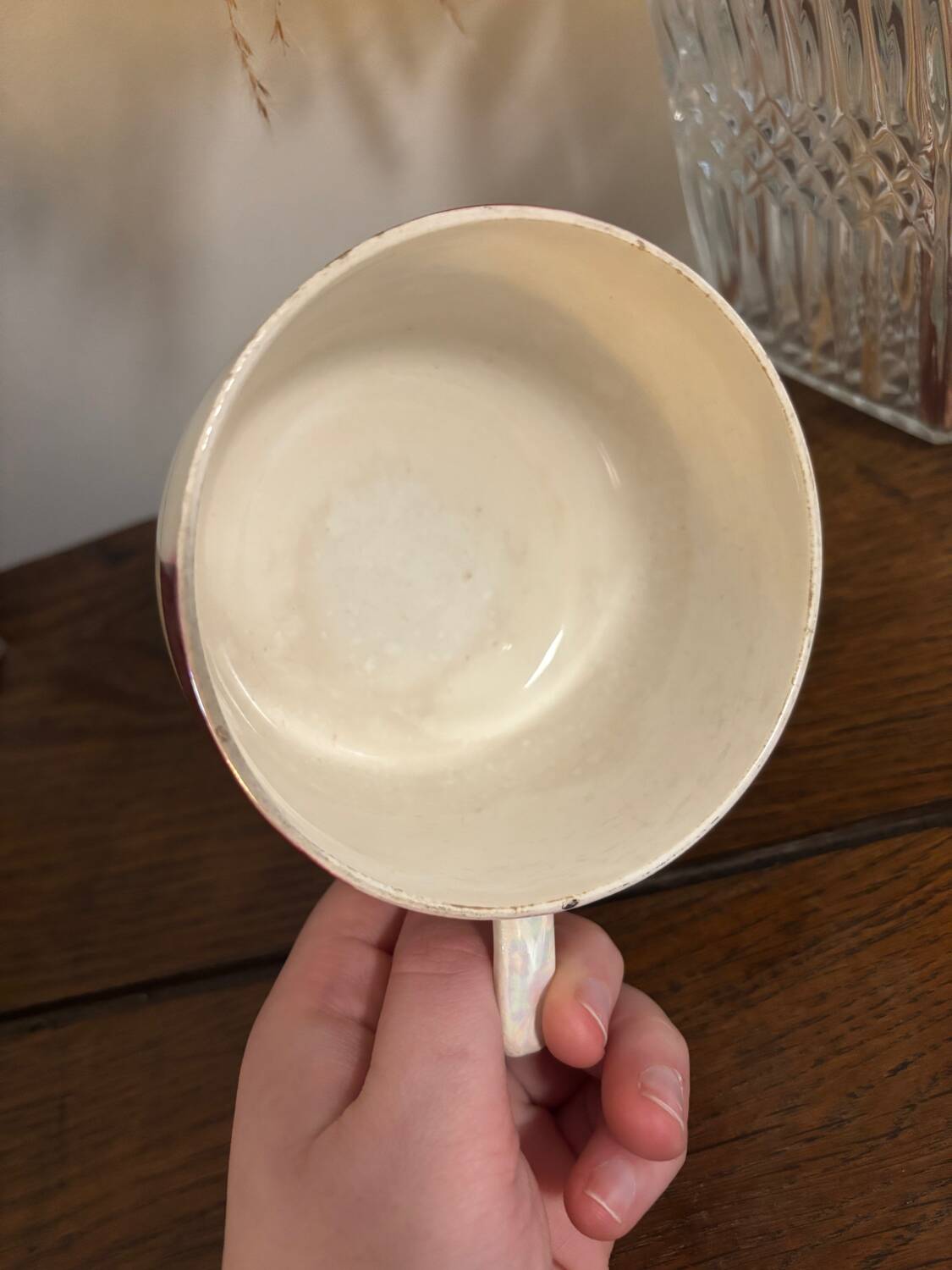 Old Digoin chocolate cup