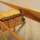 Danish pine desk with adjustable top, 1990s
