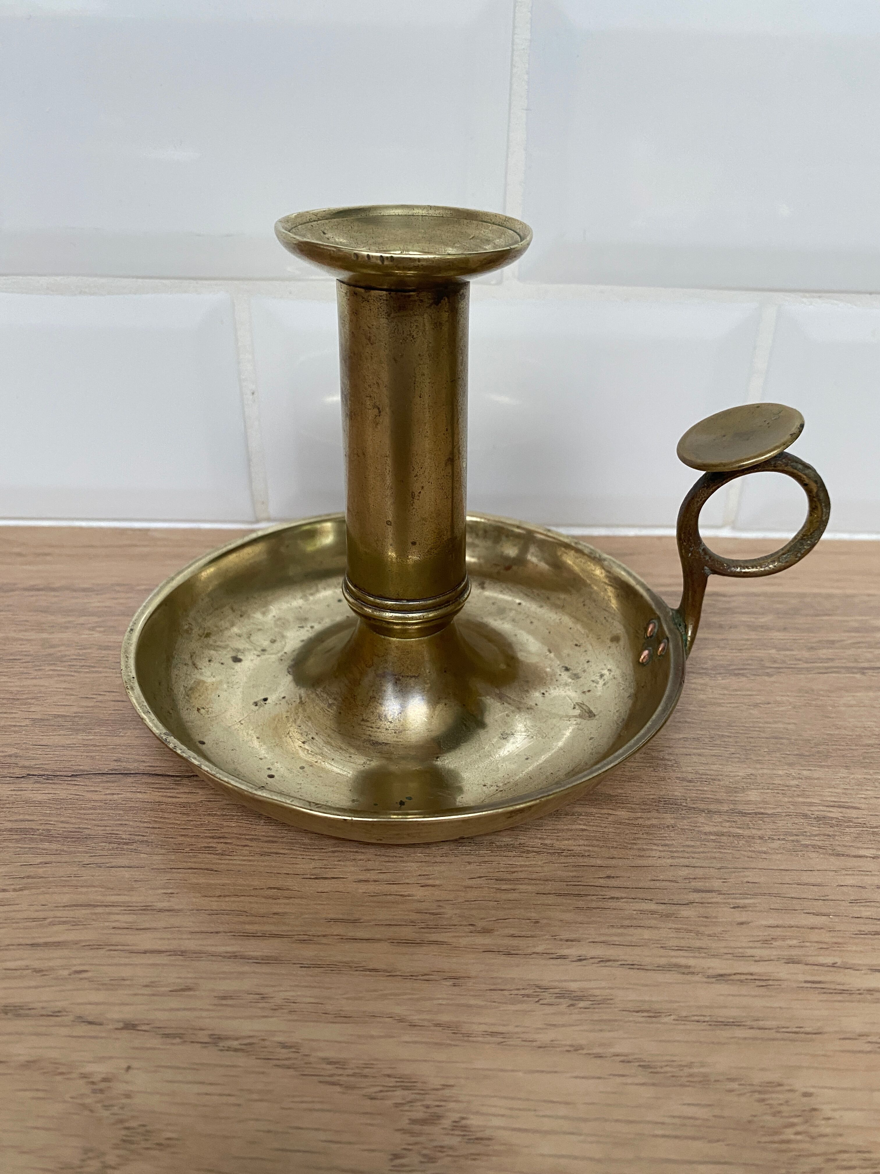 Brass candle holder