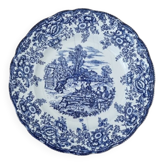 Assiette plate Lunéville