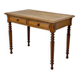 Louis XVI style solid oak desk