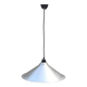 Brushed aluminum pendant light designed by Andreas Wilke in the 1980s