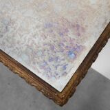 20th Century Italian Baroque style gilded and carved wall console