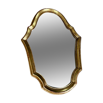 Vintage shell gold mirror
