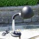 Lampe de bureau vintage en acier 1970