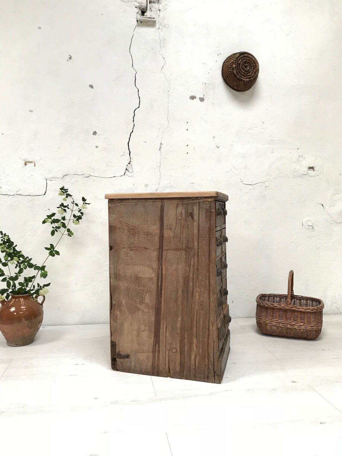 Wooden craft furniture with 10 drawers