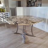 Marble dining table 70s