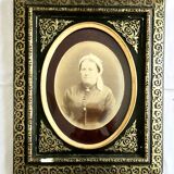 2 antique Napoleon 3 photo frames