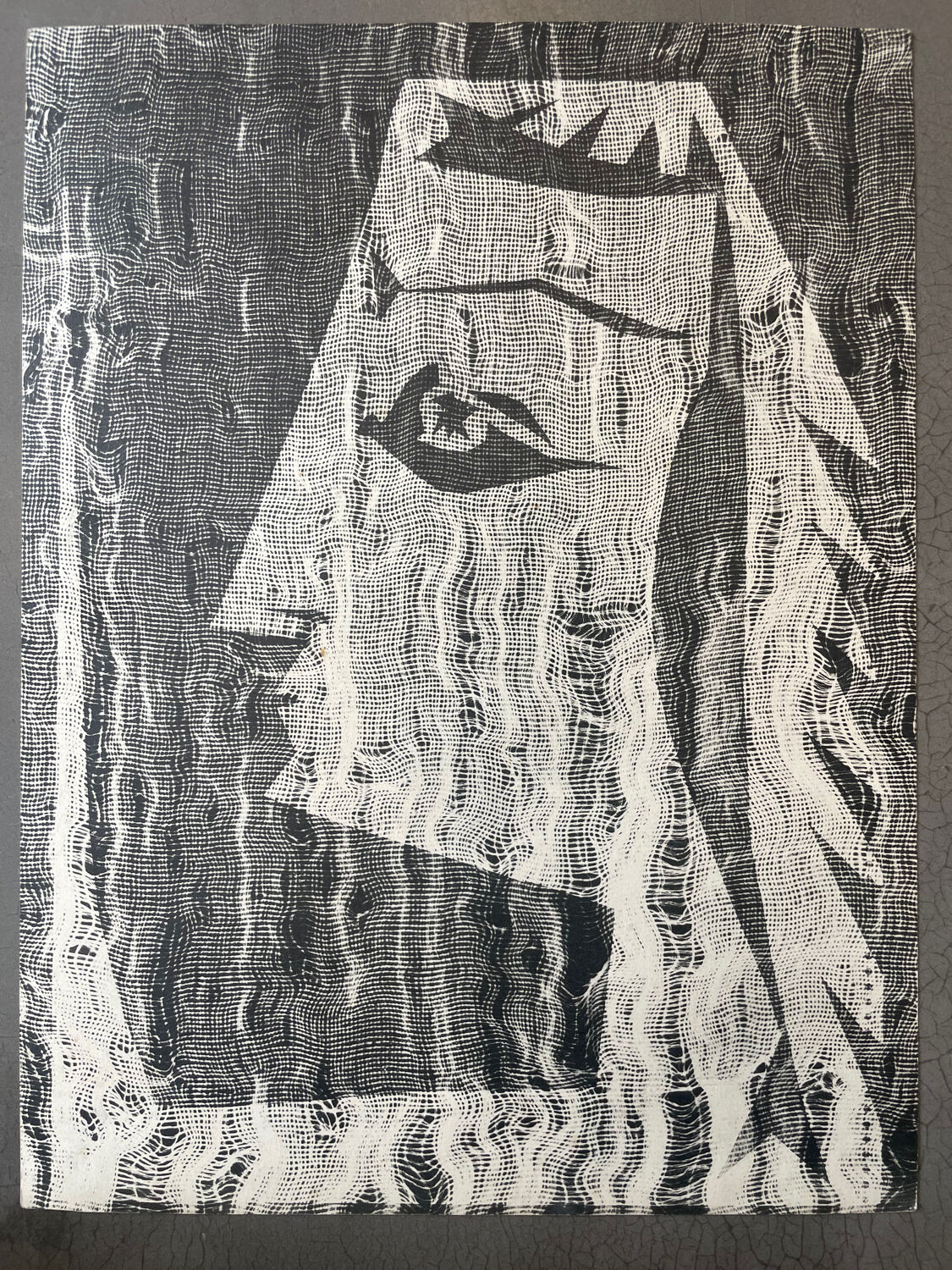Pablo Picasso Jacqueline with cheesecloth phototype Villers 1962