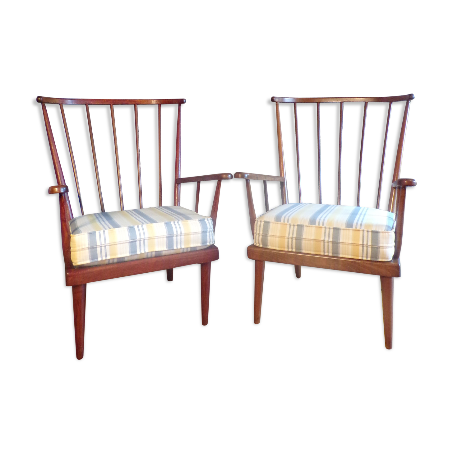 Baumann fan armchairs