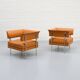 Fauteuil à roulettes Hydra Poltrona Frau