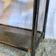 Smoked glass brass library - 70s