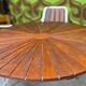 Salon de jardin vintage scandinave Daneline Teck Danemark 1960"