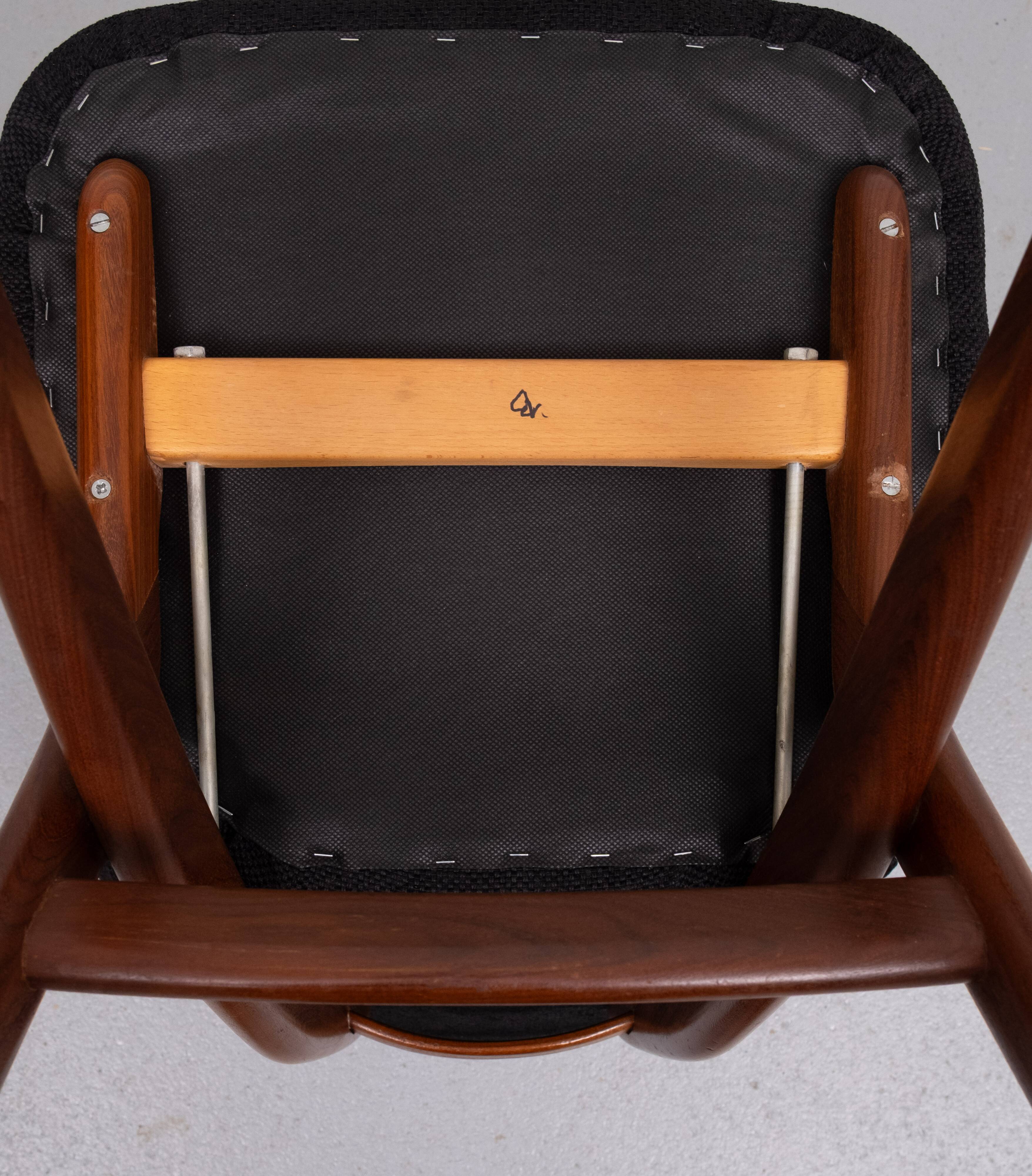 Louis van Teeffelen scissors dinner chairs , wébé, Dutch design