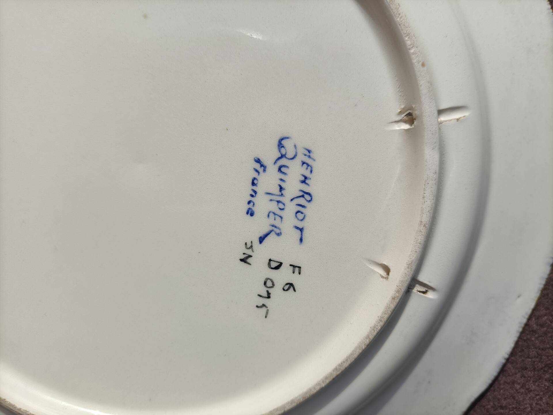 Henriot Quimper bowls