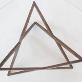 Angelo Ostuni coffee table with a sculptural base.