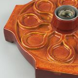 1960s/1970s Ceramic Wall Sconce, Mid-Century Space Age Design
