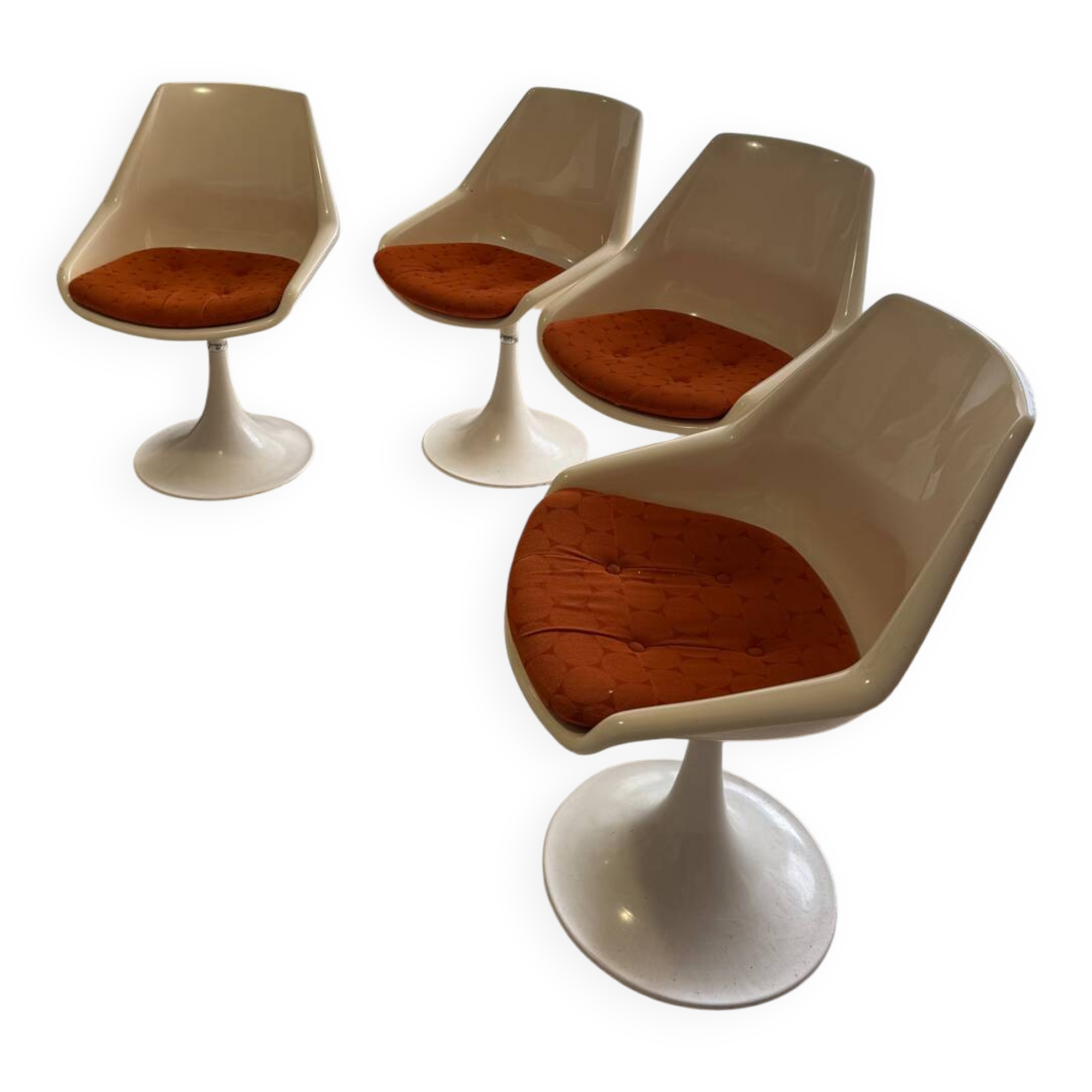 4 Vintage Tulip Chairs