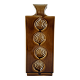 Mid Century Czech Brown Ceramic Vase Ditmar Urbach, 1960's.