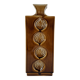 Mid Century Czech Brown Ceramic Vase Ditmar Urbach, 1960's.
