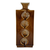 Mid Century Czech Brown Ceramic Vase Ditmar Urbach, 1960's.