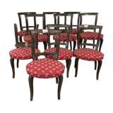 Lot de 10 chaises