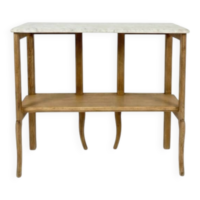 Console en marbre et bois