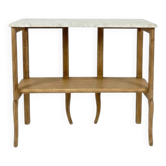 Console en marbre et bois