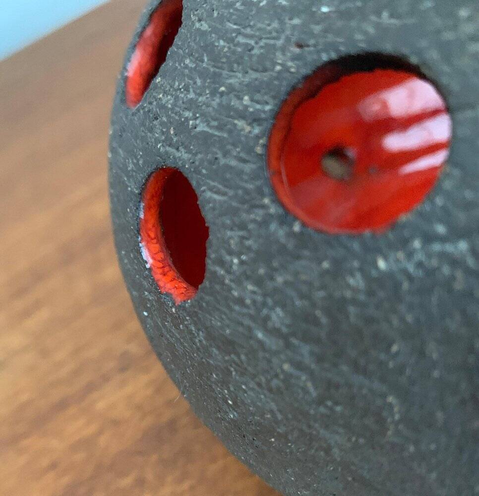 Danish studio candlestick from the mid-century by Lovemose, 1960s.