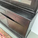 Sideboard - showcase 2 old body in blackened wood