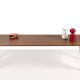 Norwegian classic solid teak coffee table. Norway, 1970s