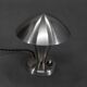 Bauhaus  Nickel "Mushroom" Table Lamp, Czechoslovakia, 1930s