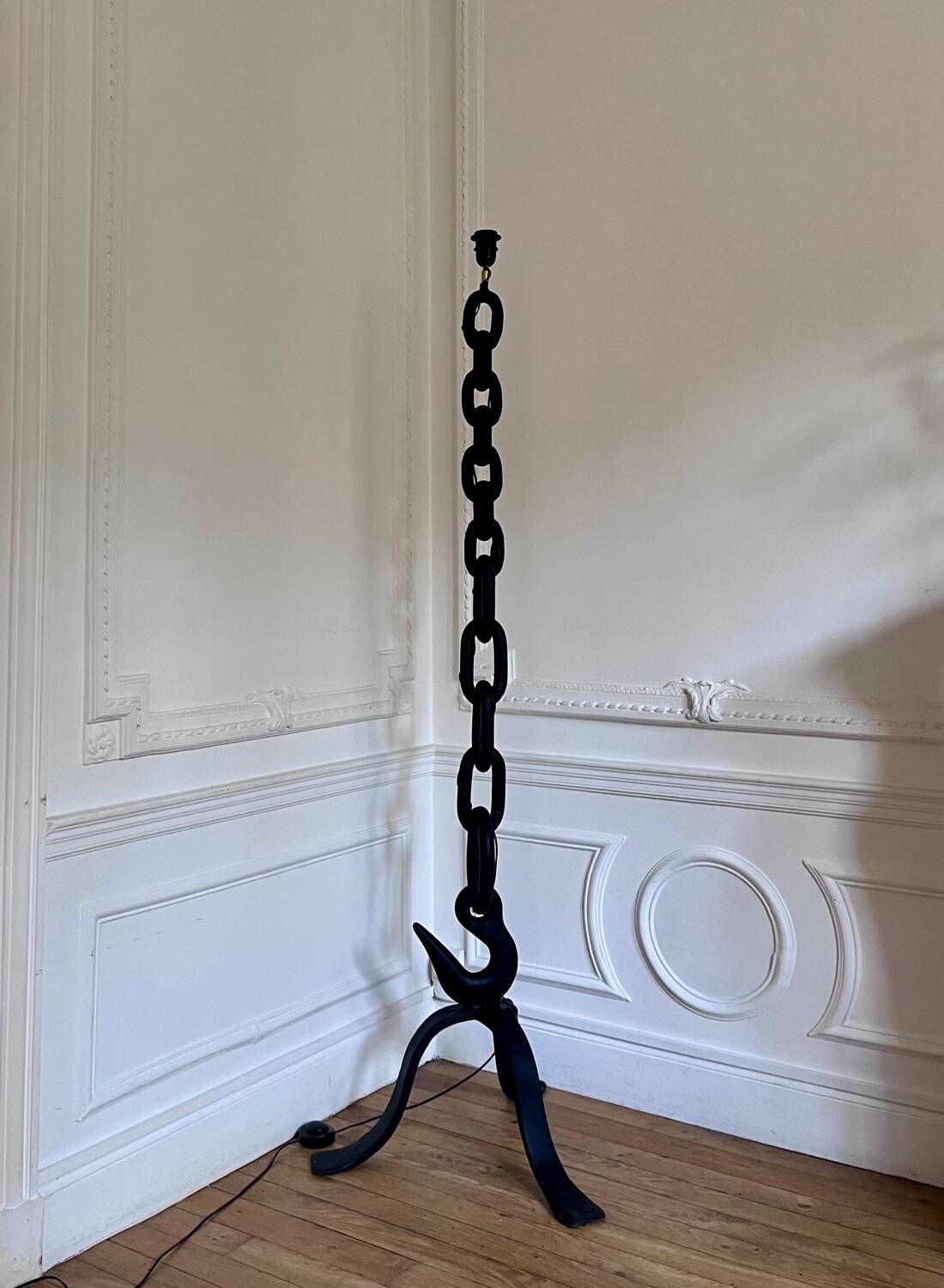 Lampe de parquet brutaliste