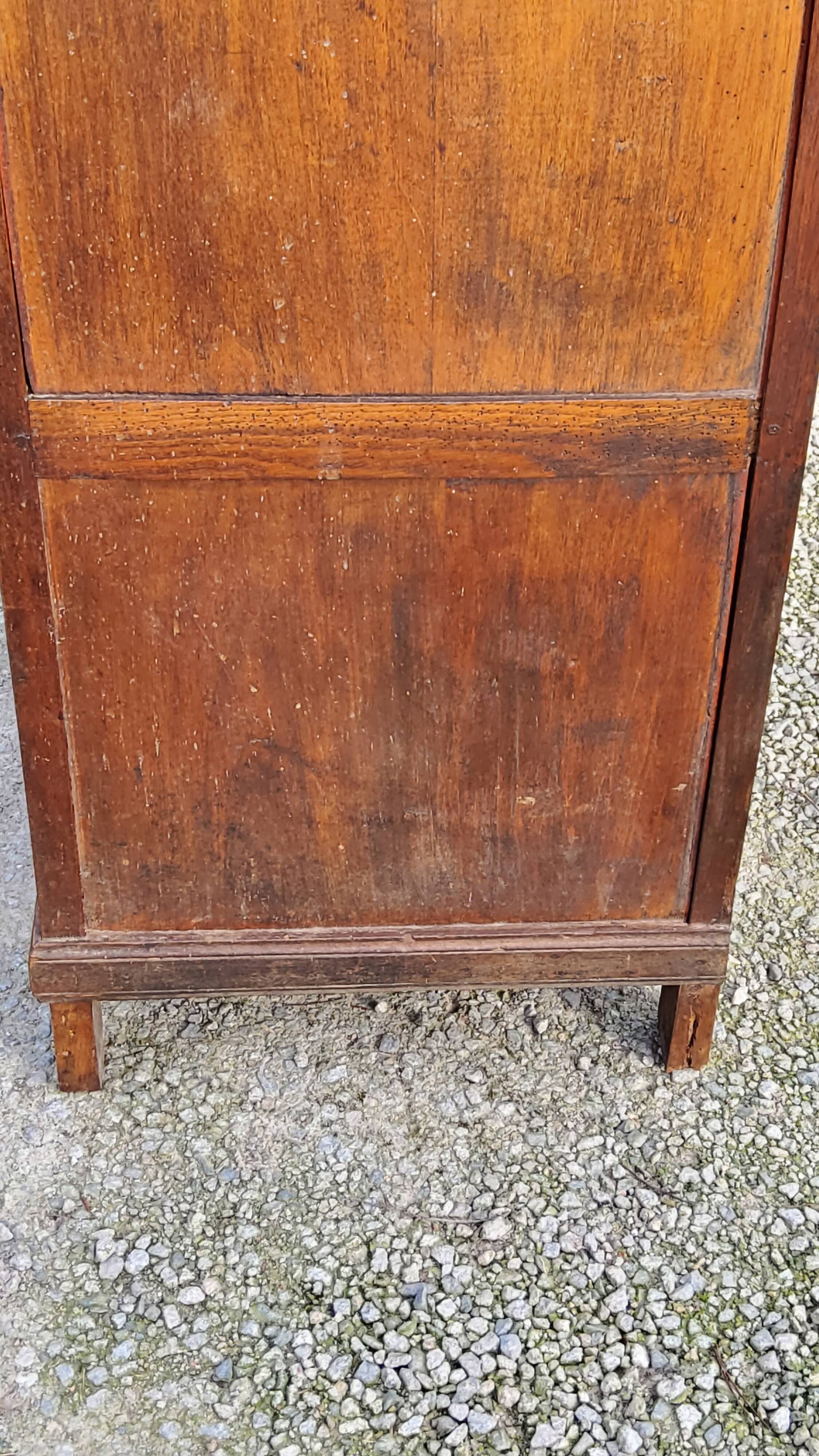 Parisian sideboard in solid oak and solid poplar early 20th century