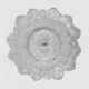 Large Italian Murano Glass Leaf Flush Mount Ceiling Light