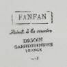 Digoin sarreguemines oval dish - fanfan model