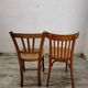 Set of 5 mismatched chairs in Baumann style