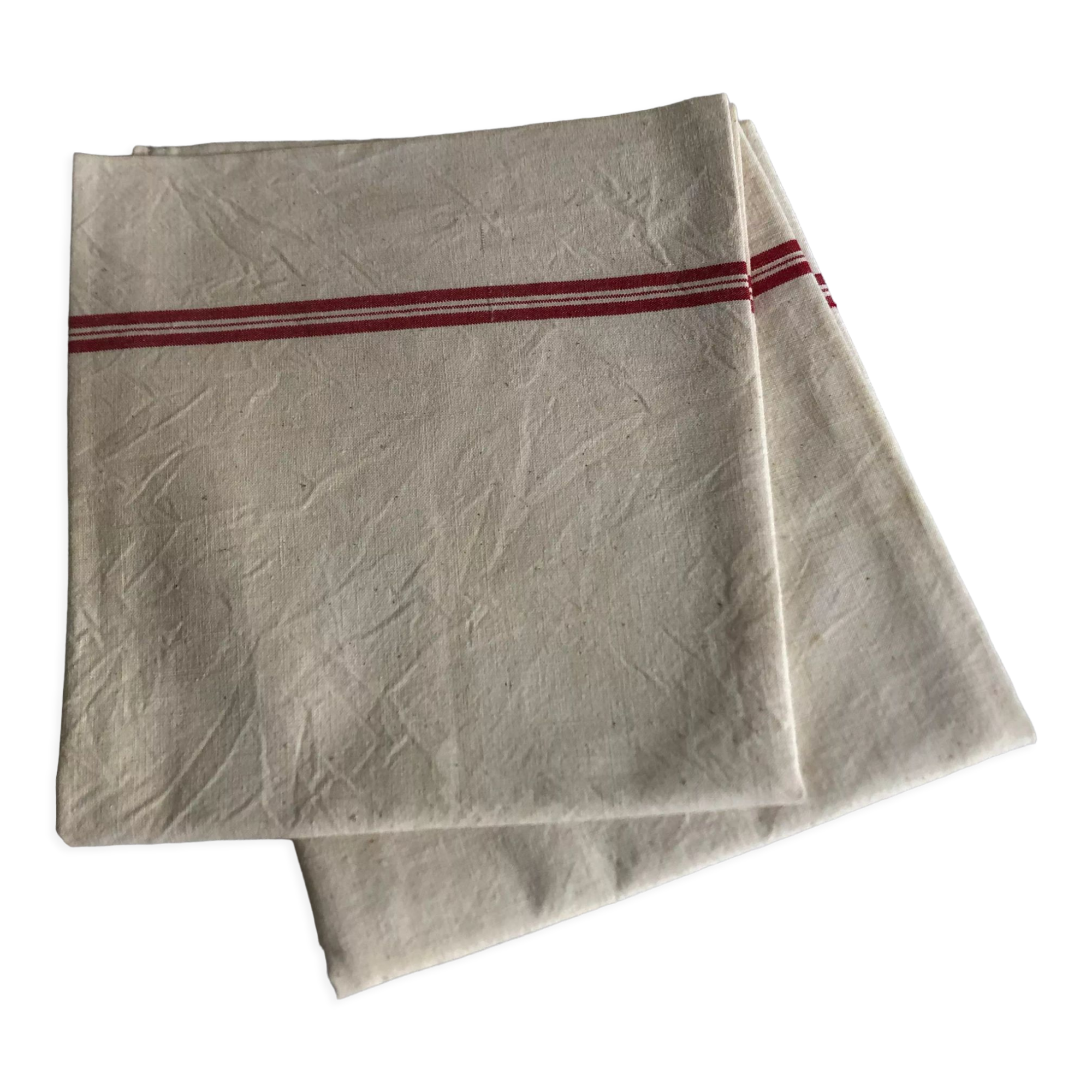 Pair of old tea towels