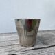 Timbale verre argenté art déco