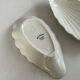 Set of 2 small Pillivuyt porcelain dishes – C-shaped bowls