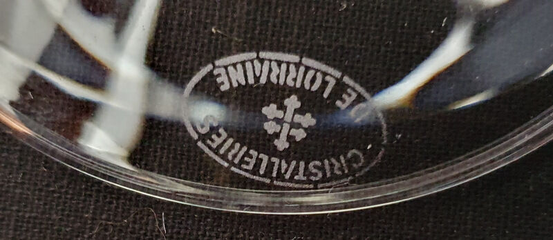 6 flutes a champagne cristal de lorraine